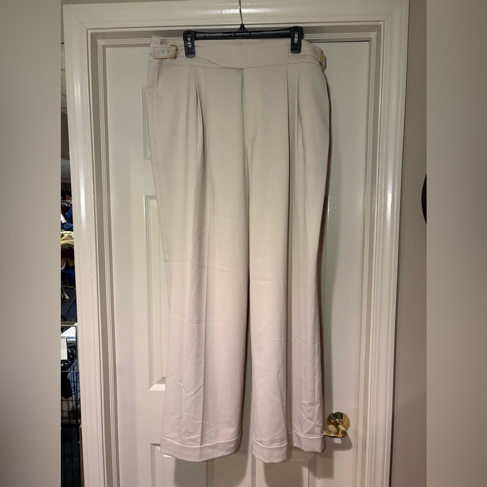 NWT‎ Lauren Ralph Lauren Women’s Pleated Wool Blend Classic Dress Pants - Picture 2 of 7